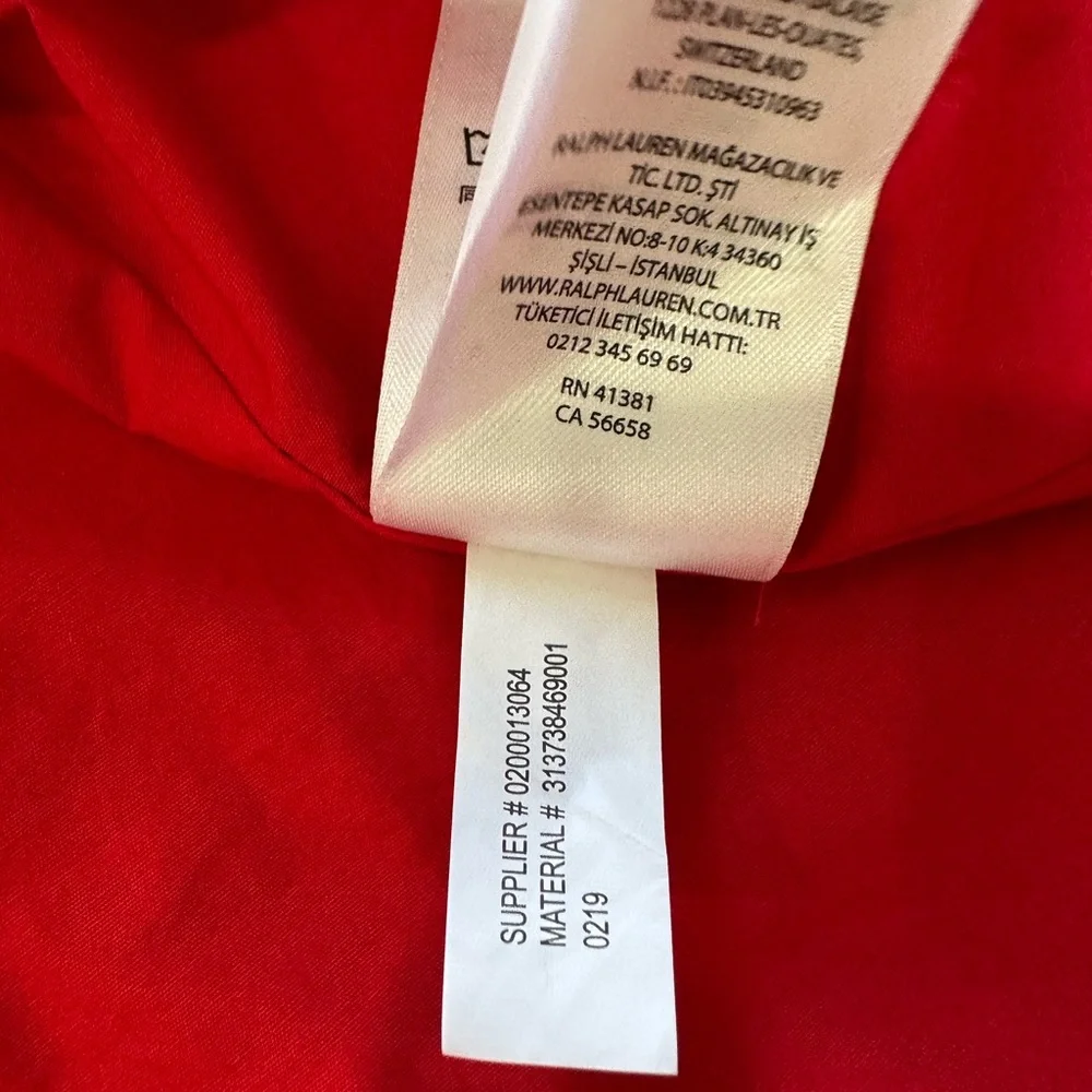 Polo by Ralph Lauren Red Sleeveless Fit-and-Flare Dress